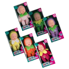 Mini Collectable Baby Doll in Petal Outfit, 13cm